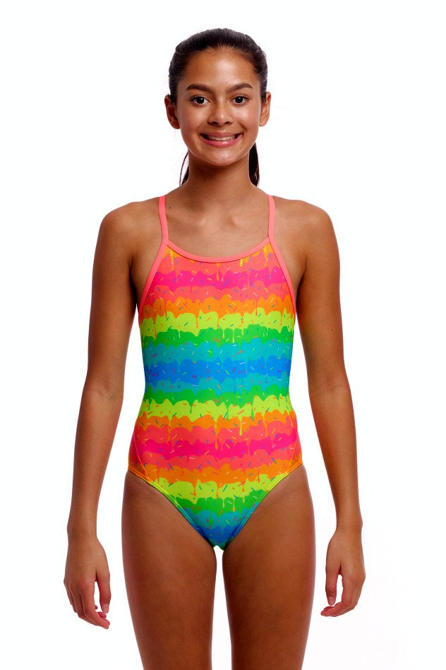 Funkita Girls Diamond Back One Piece - Melting Mayhem