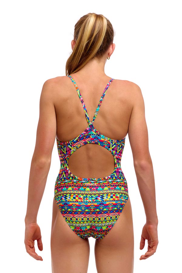 Funkita Girls Diamond Back One Piece - Packed Up