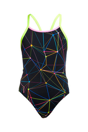 Funkita Girls Diamond Back One Piece - Star Sign