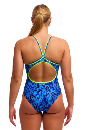 Funkita Ladies Diamond Back One Piece - Hill Billy Blues