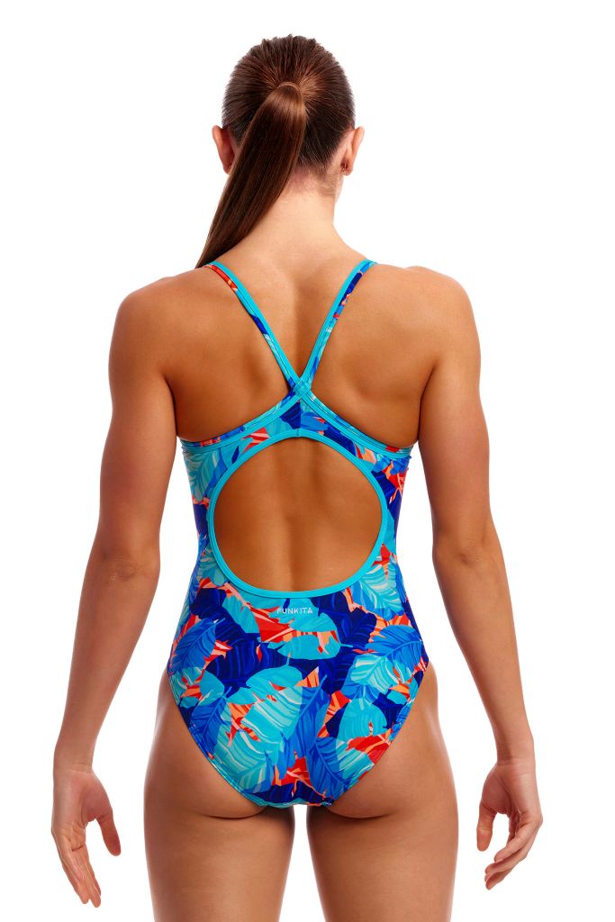 Funkita Ladies Diamond Back One Piece Lotsa Leaves