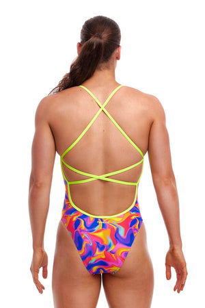 Funkita Ladies Strapped In One Piece - Summer Swirl