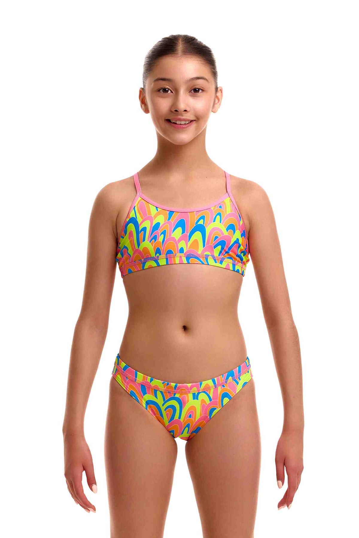 Funkita Girls Racerback Two Piece - Hillary Puff