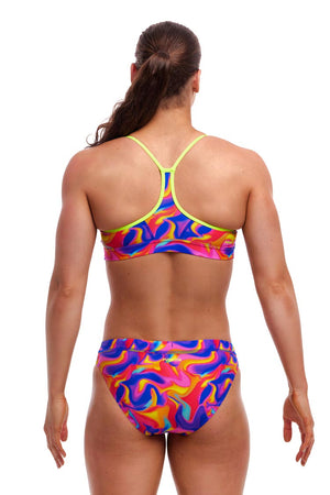 Funkita Ladies Swim Crop Top - Summer Swirl