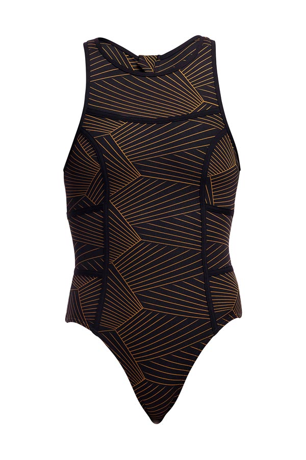 Funkita Ladies Hi Flyer One Piece - Gold Weaver