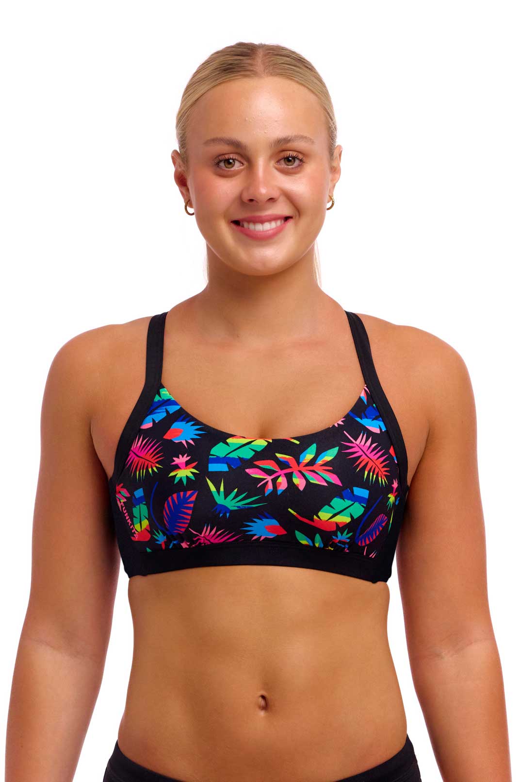 Funkita Ladies Hold Steady Crop Top - Lost Leaf