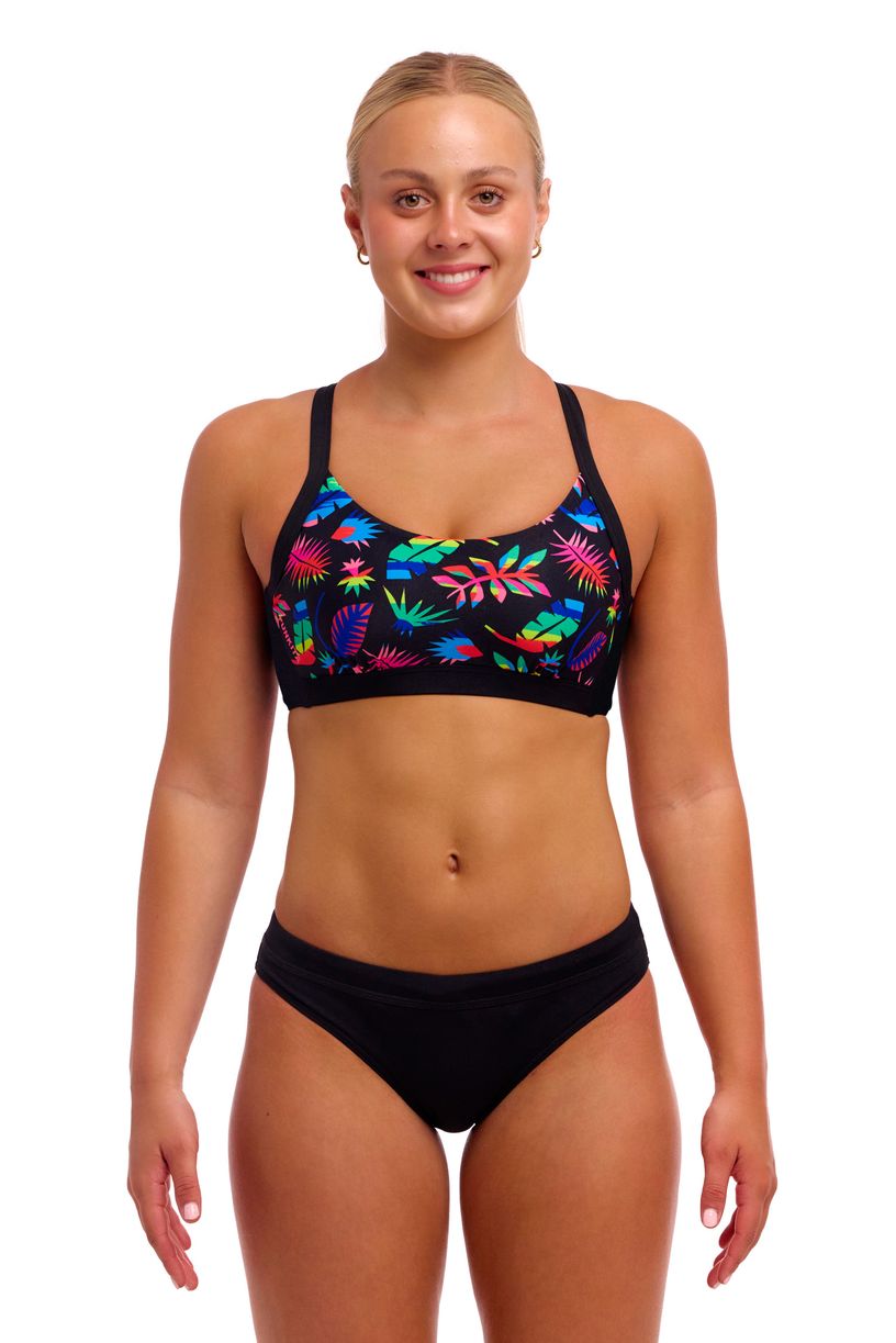 Funkita Ladies Hold Steady Crop Top - Lost Leaf
