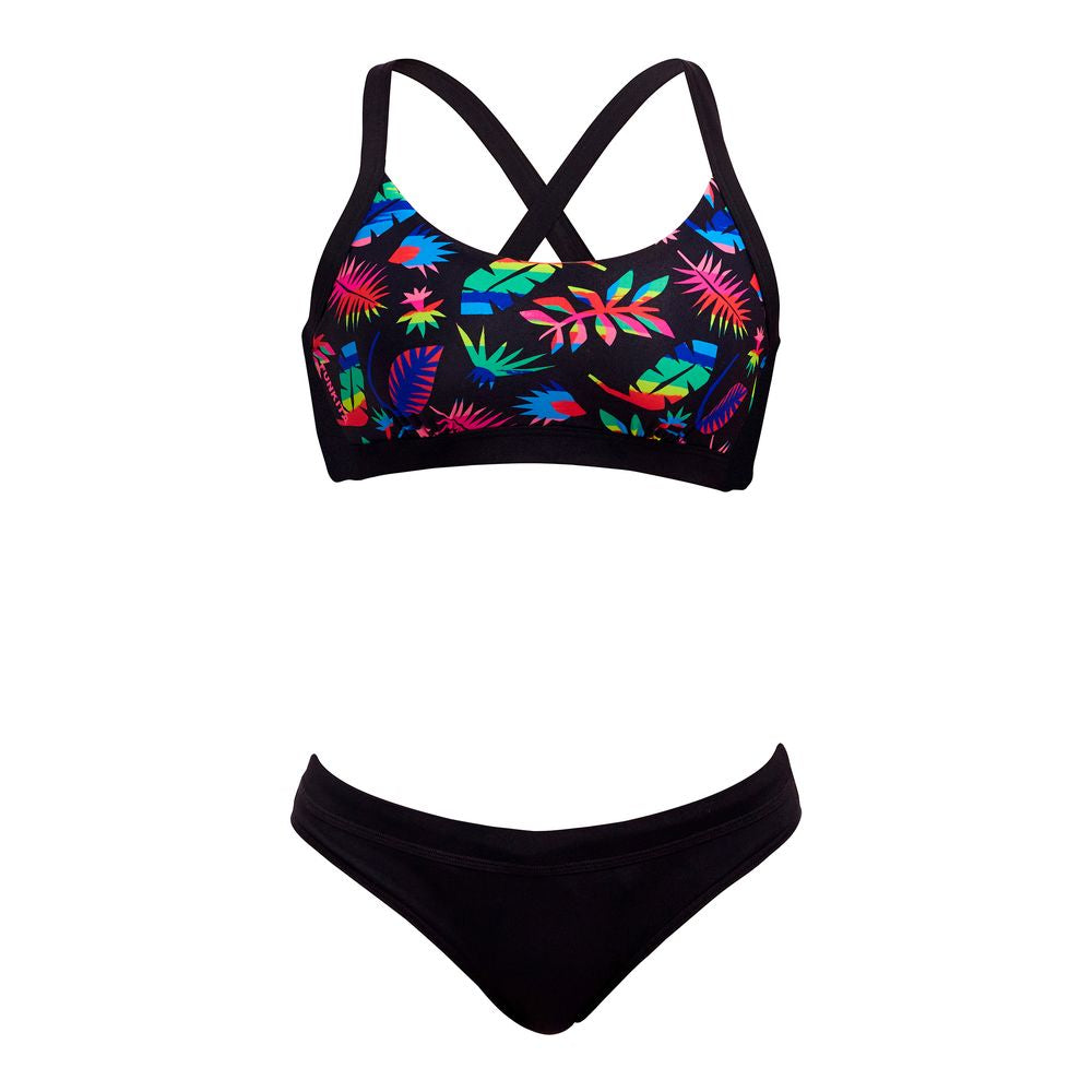 Funkita Ladies Hold Steady Crop Top - Lost Leaf