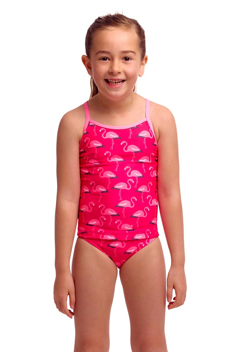 Funkita Toddler Girls Swim Steady Tankini & Brief - Flaming Go Gos