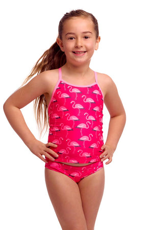 Funkita Toddler Girls Swim Steady Tankini & Brief - Flaming Go Gos