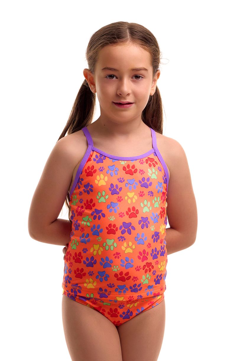 Funkita Toddler Girls Swim Steady Tankini & Brief - Paw Paw image 4
