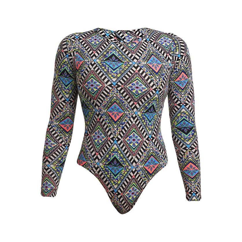 Funkita Ladies Long Shot One Piece - Weave Please