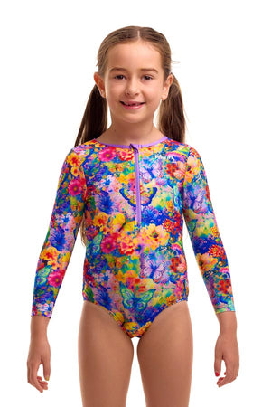 Funkita Toddler Girls Sun Cover One Piece - Austin Flowers
