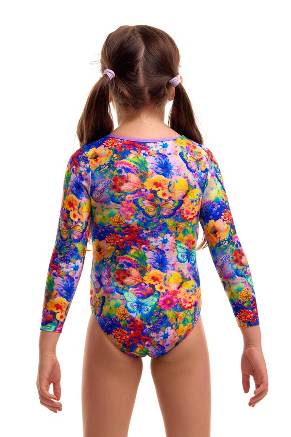 Funkita Toddler Girls Sun Cover One Piece - Austin Flowers