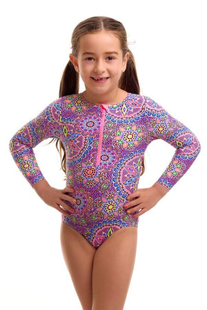 Funkita Toddler Girls Sun Cover One Piece - Love Lacy