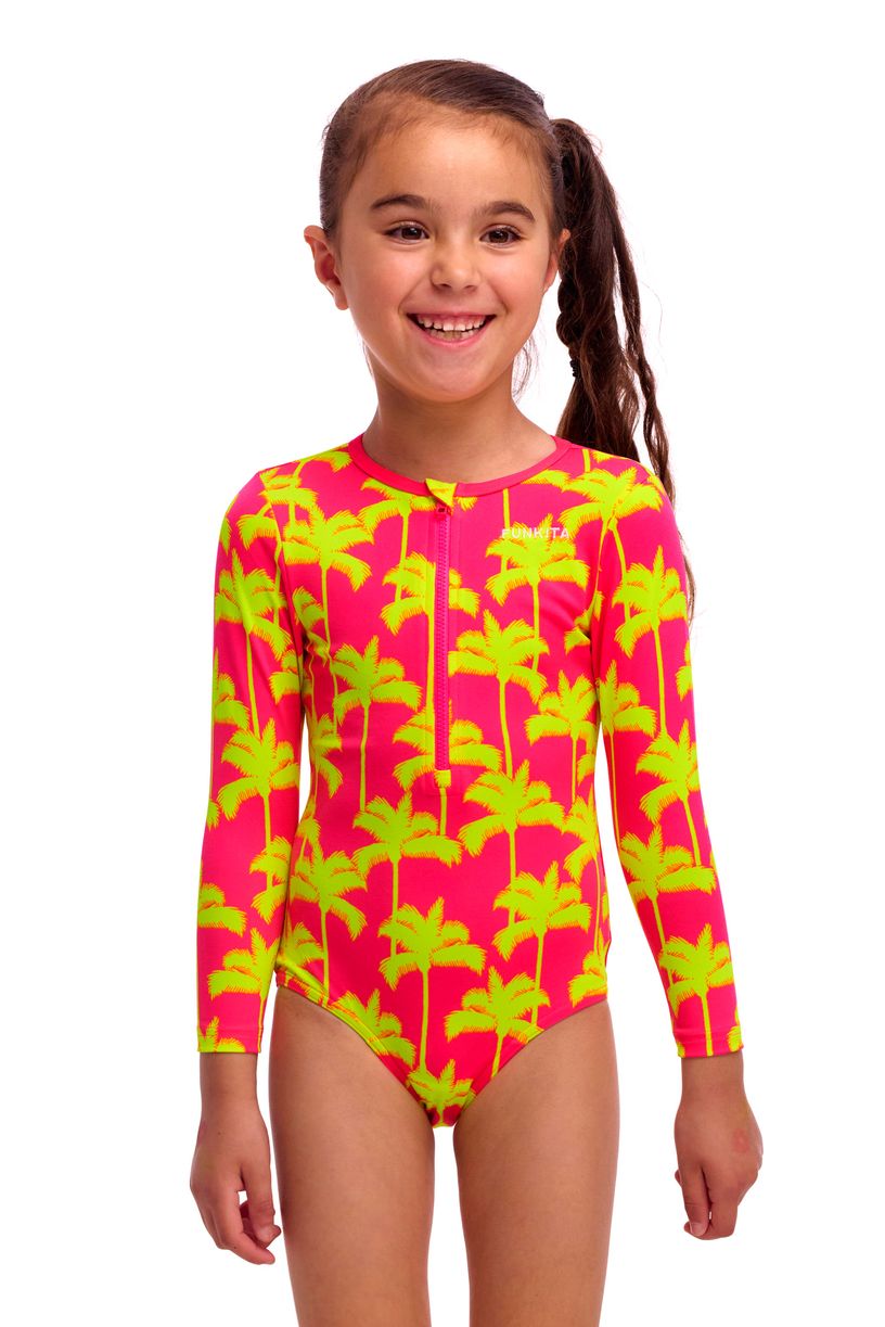 Funkita Toddler Girls Sun Cover One Piece - Sweet Coconuts