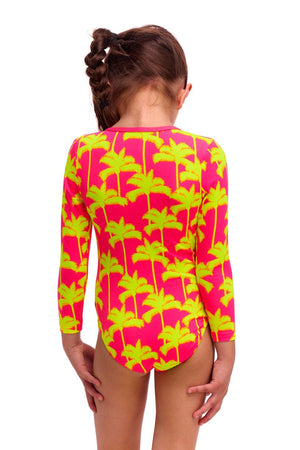 Funkita Toddler Girls Sun Cover One Piece - Sweet Coconuts