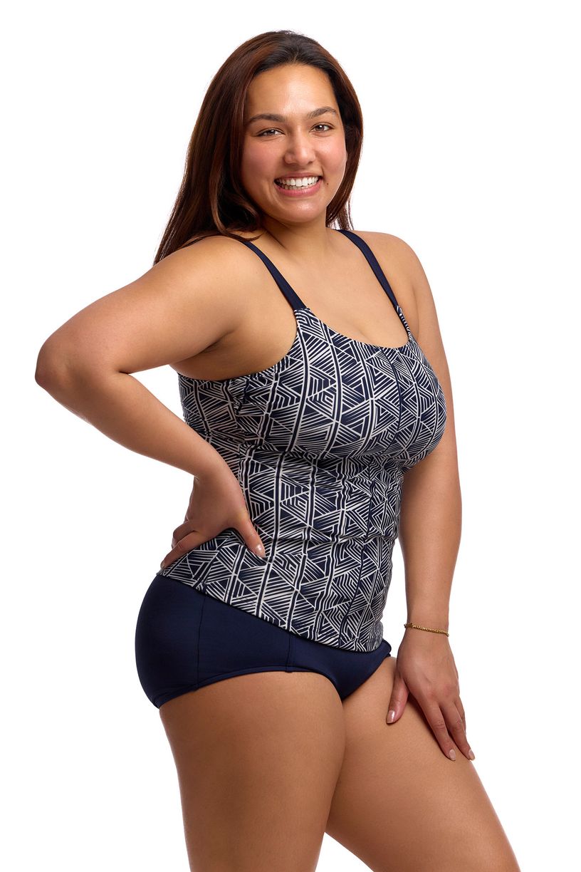 Funkita Ladies Scoop Neck Tankini Top - Stickler