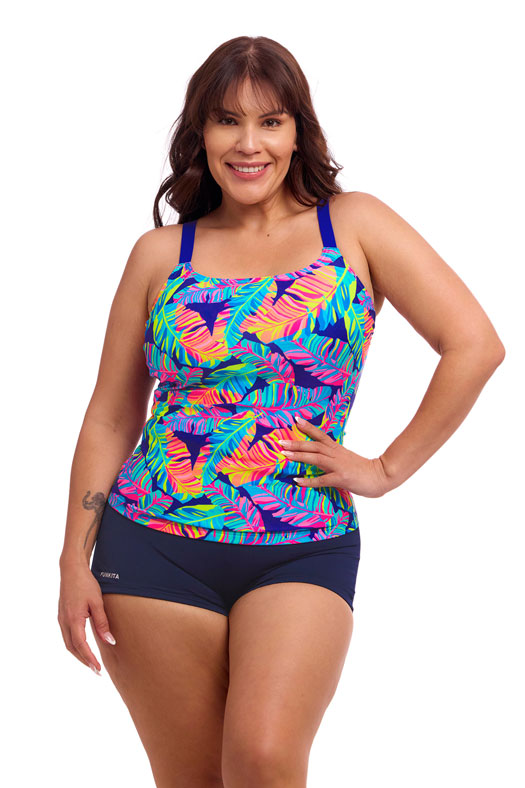 Funkita Ladies Form Scoop Neck Tankini Top Leaving Today
