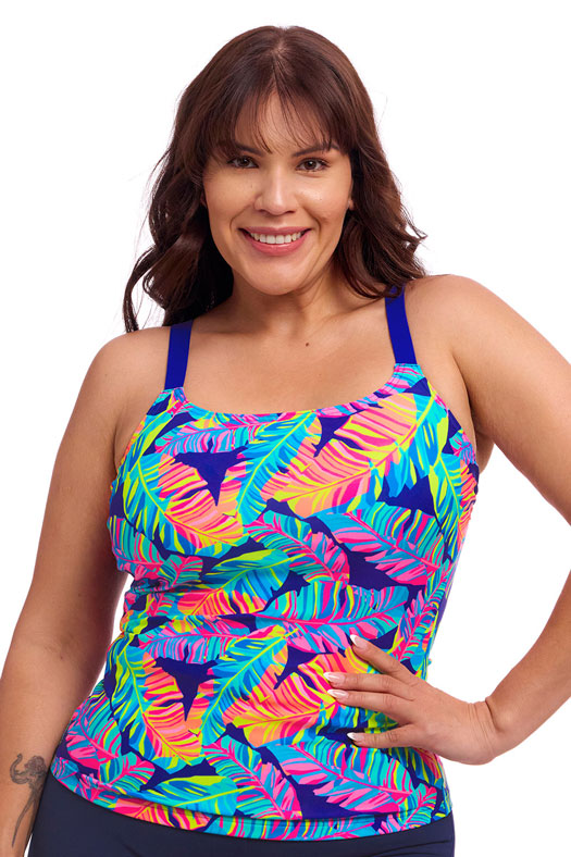 Funkita Ladies Form Scoop Neck Tankini Top Leaving Today