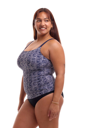 Funkita Ladies Scoop Neck Tankini Top - Stickler image 1