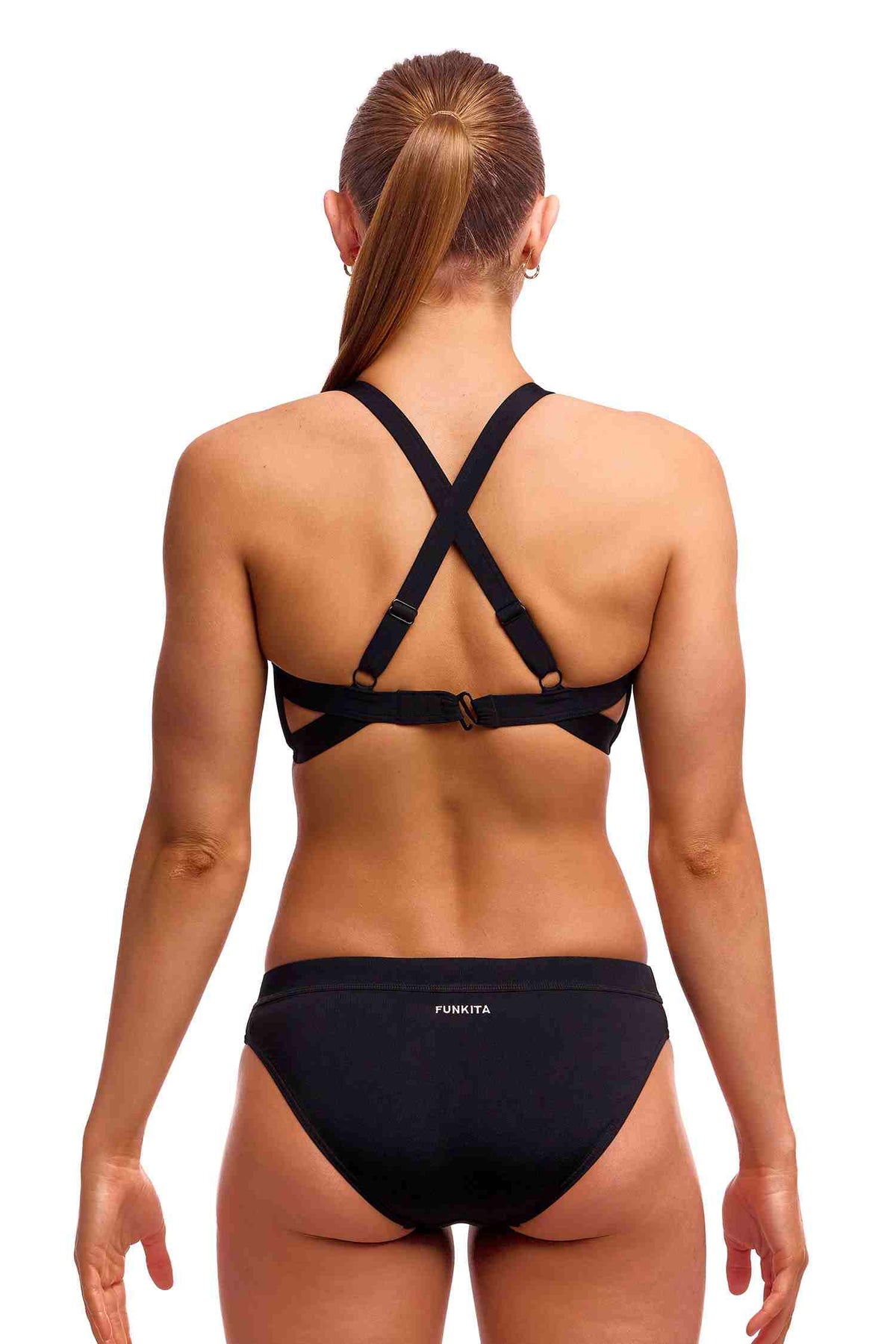 Funkita Ladies Hi Light Swim Top - Pin Stripe