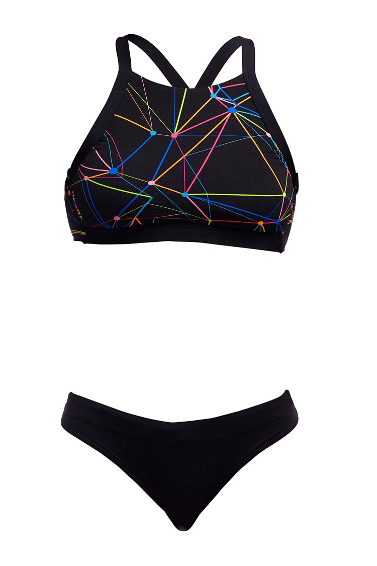 Funkita Ladies Hi Light Swim Top - Star Sign