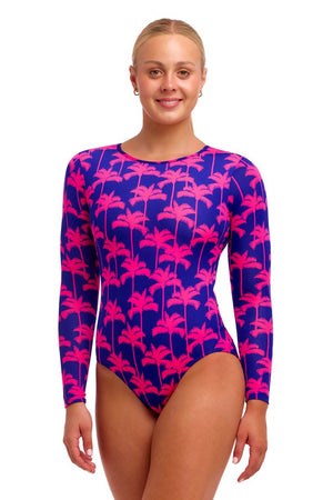 Funkita Ladies Love Cover One Piece - Pinky Palms