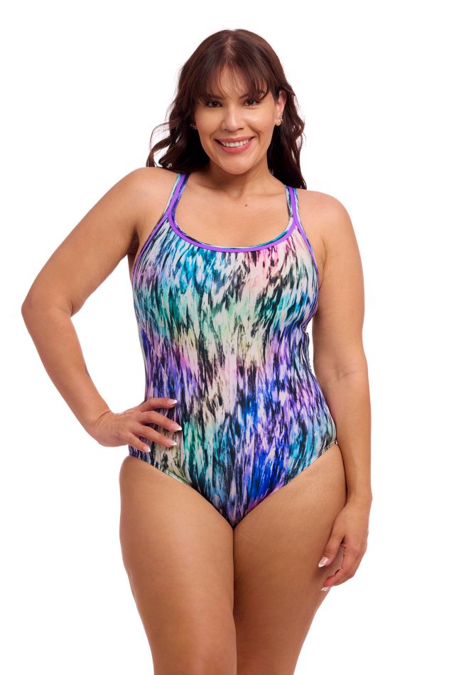 Funkita Ladies Locked In Lucy One Piece - Fly Dye