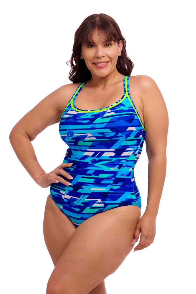 Funkita Ladies Form Locked In Lucy One Piece Pace Racer