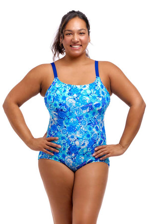 Funkita Ladies Scoop Neck One Piece - Bloom Shakalaka