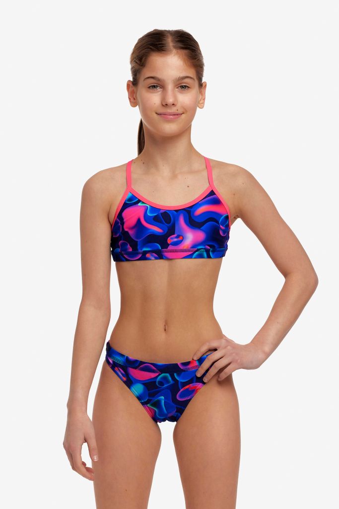 Funkita Girls Racerback Two Piece Liquid Lights