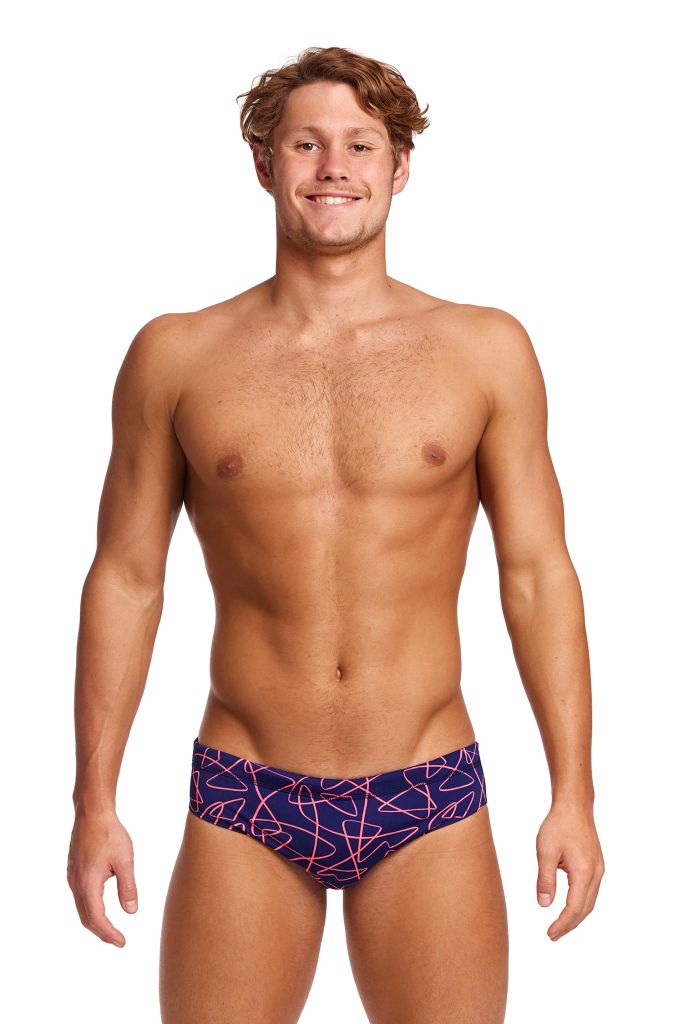 Funky Trunks Mens Classic Briefs - Serial Texter
