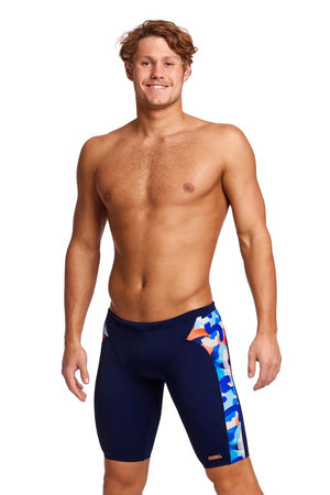 Funky Trunks Mens Training Jammers - Wet Paint