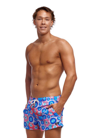 Funky Trunks Mens Shorty Shorts Short - Bundjalung Blue