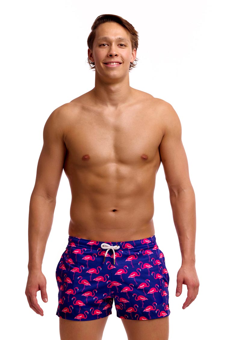 Funky Trunks Mens Shorty Shorts Short - Flocked Up