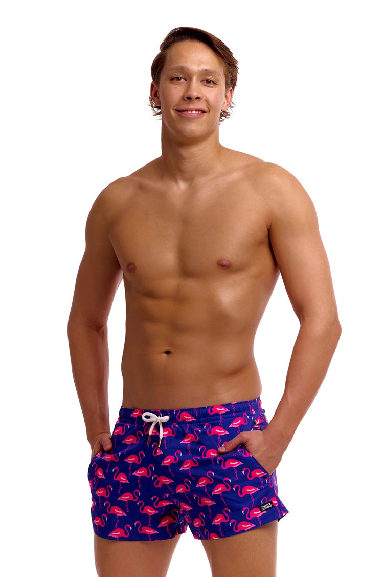 Funky Trunks Mens Shorty Shorts Short - Flocked Up