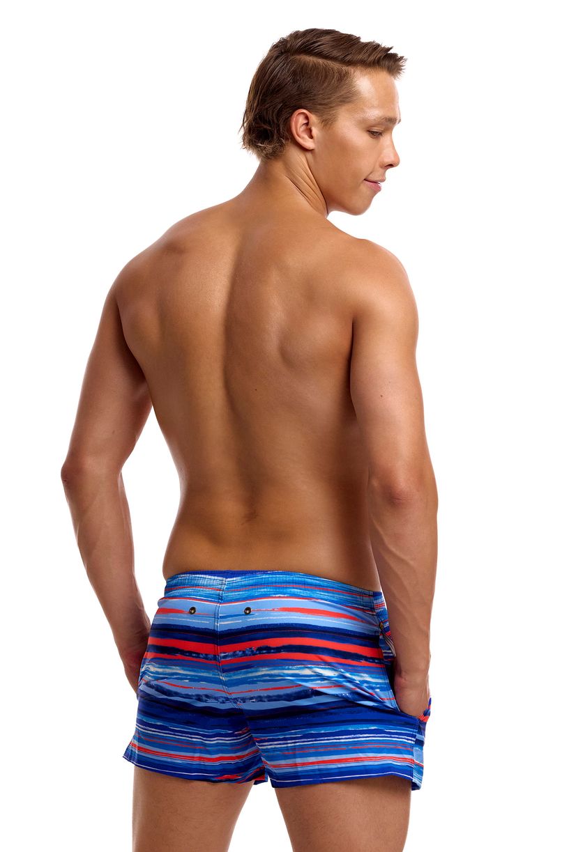 Funky Trunks Mens Shorty Shorts Short - Lost Lines image 3
