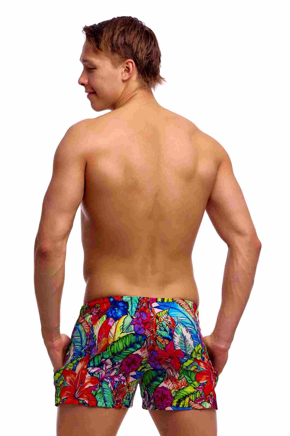 Funky Trunks Mens Shorty Shorts - Loud Proud