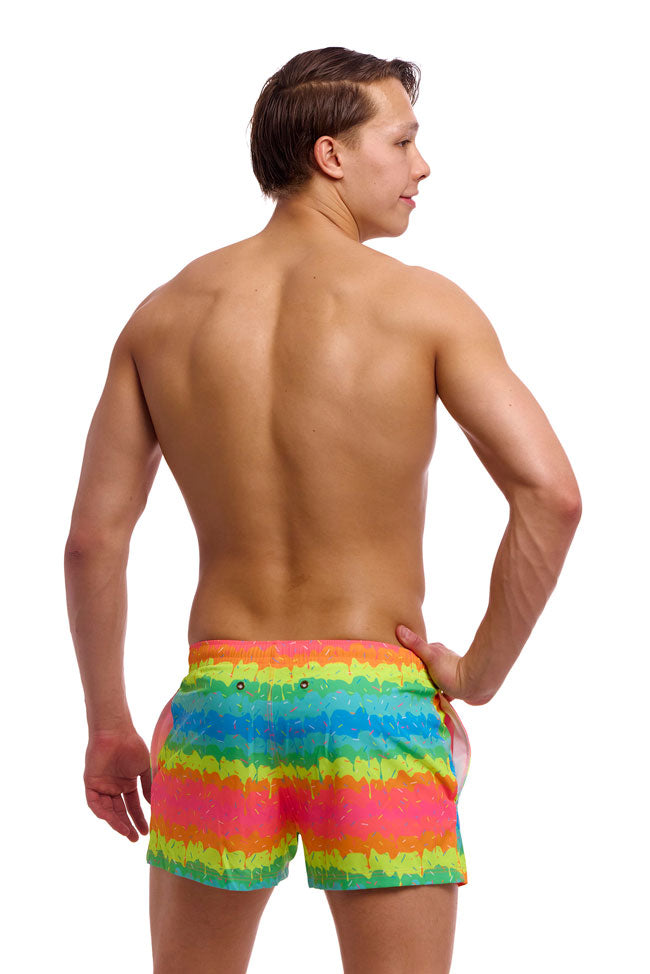Funky Trunks Mens Shorty Shorts - Melting Mayhem