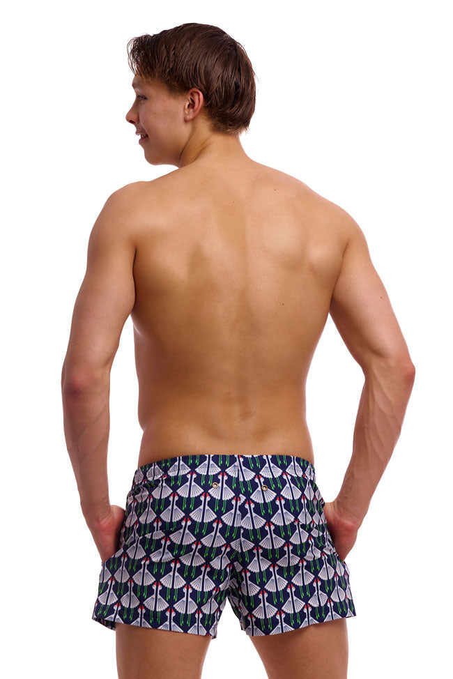 Funky Trunks Mens Shorty Shorts - Sitting Duck