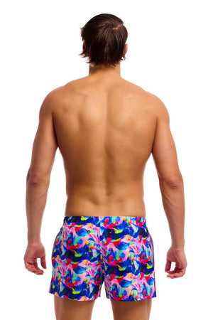 Funky Trunks Mens Shorty Shorts Short - Wet Wave