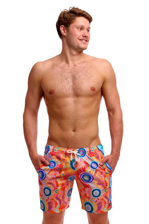 Funky Trunks Mens Long Johnny Short - Kulin Colour