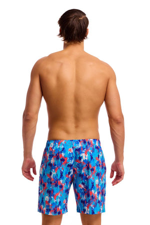 Funky Trunks Mens Long Johnny Short - Messy Messy Messy