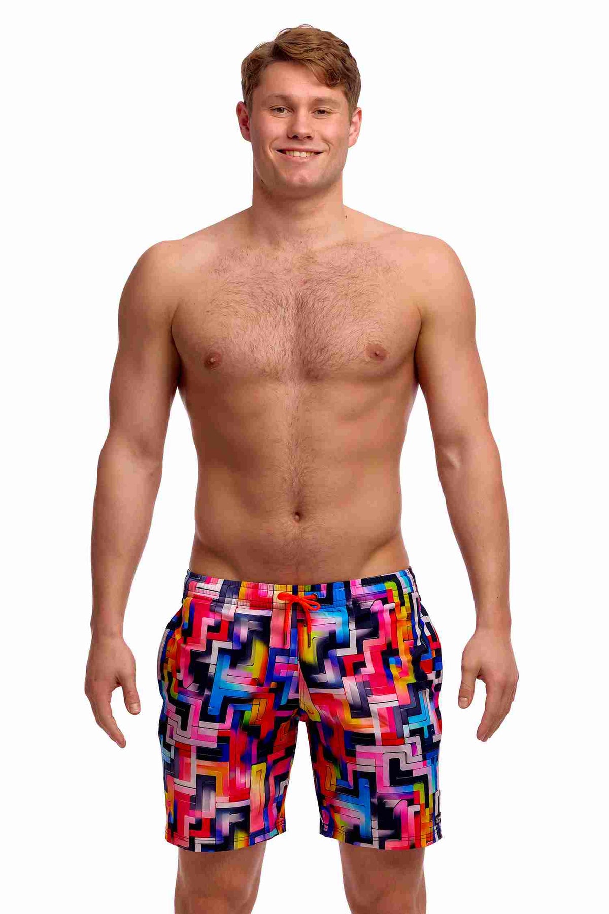 Funky Trunks Mens Long Johnny Short - Putty Rules