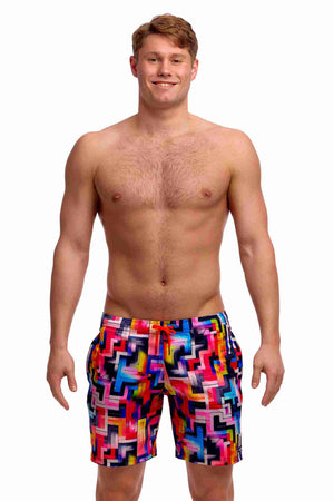 Funky Trunks Mens Long Johnny Short - Putty Rules