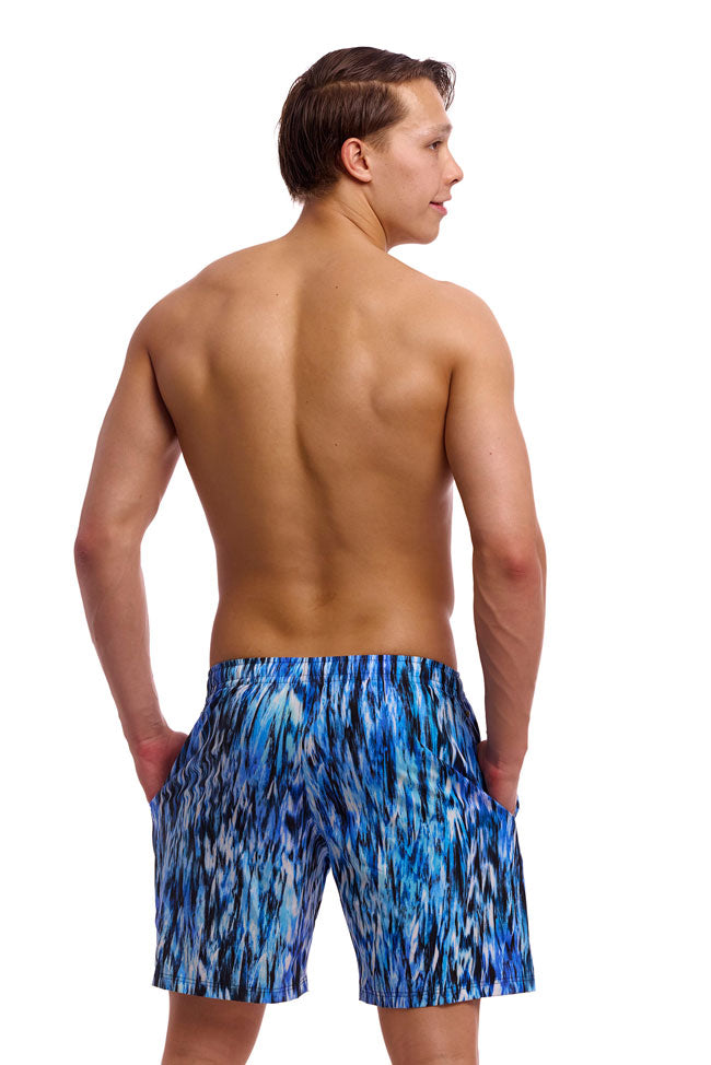 Funky Trunks Mens Long Johnny Shorts - Wing Streak