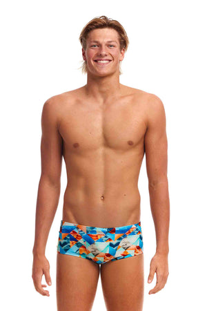 Funky Trunks Mens Classic Trunks - Smashed Wave