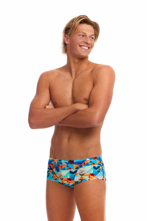 Funky Trunks Mens Classic Trunks - Smashed Wave