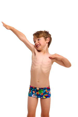 Funky Trunks Boys Printed Trunks - Birdie Wordie